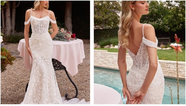 Mermaid Wedding Gown with a Show-Stopping Design for Fashionable Brides