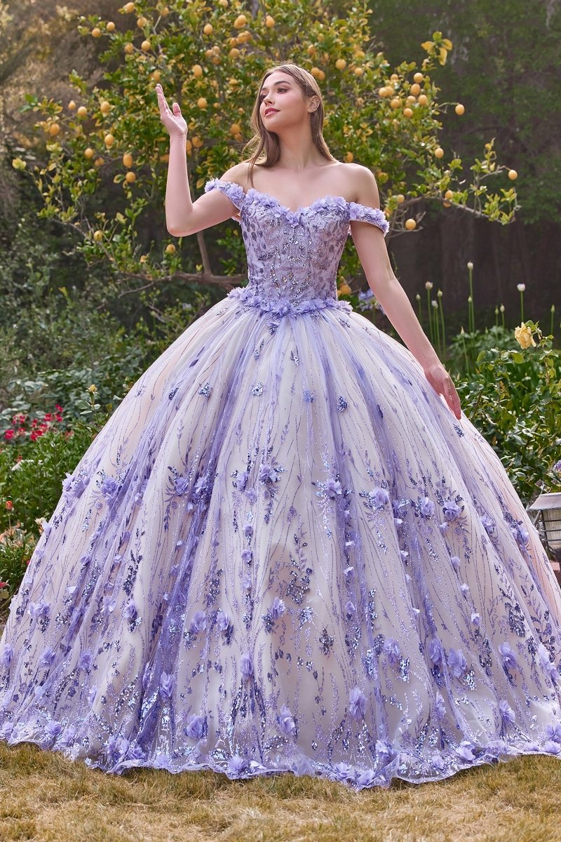chinese dress ladies Princess Blue Long Cinderella Dress Ball Gown – FancyVestido main image 1