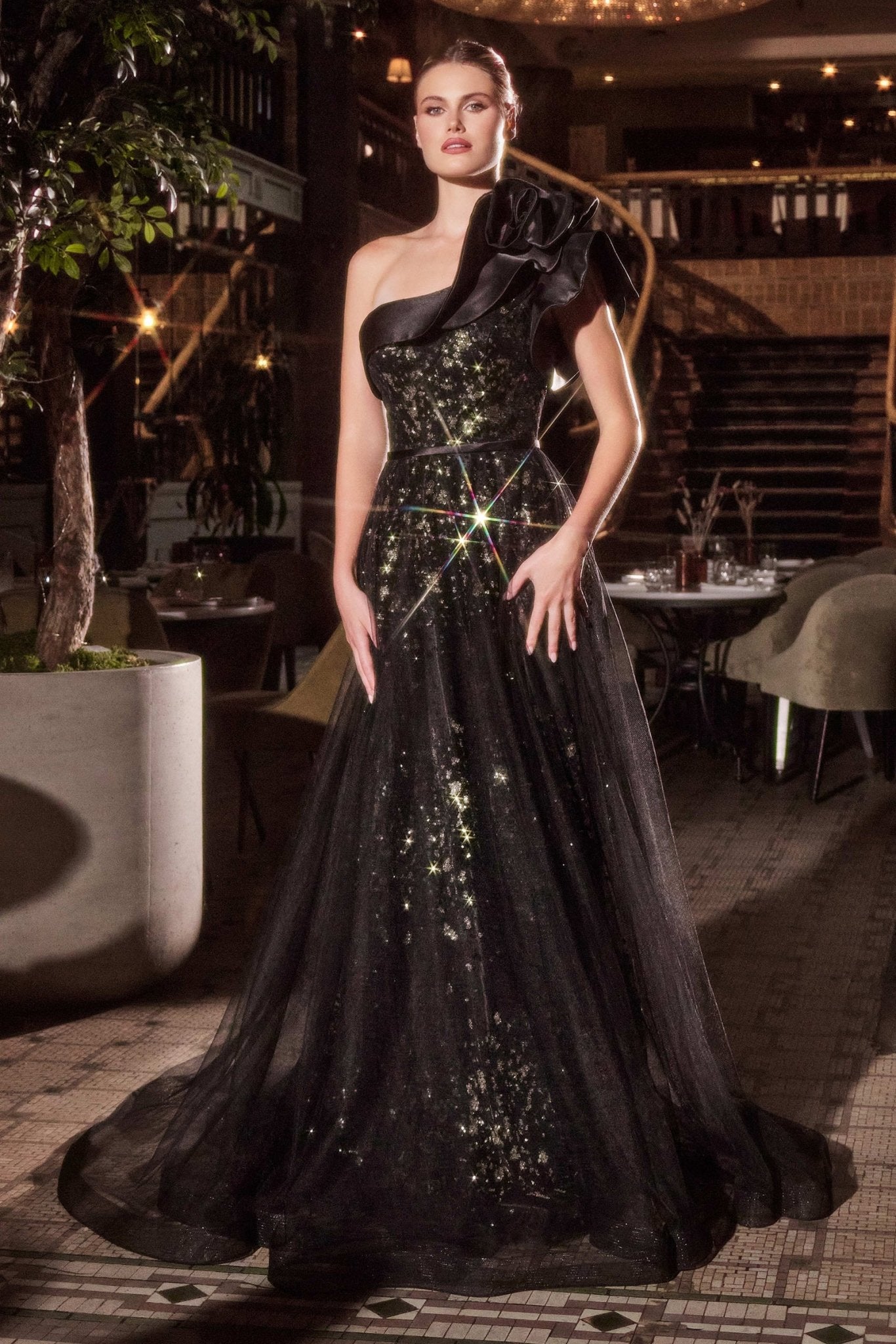 cinderella divine black dress CB157 | A-LINE – Ladivine by this dress is definitely Color:Rose Gold Buckle Style SKU: F-DRS-LIN-MIDI-SS Ankle Length Bridesmaid Dresses