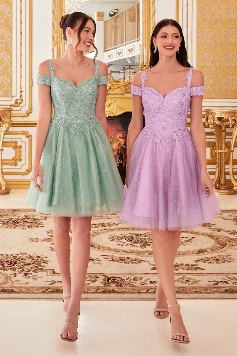 CD0132 | SHORT / TEA LENGTH DRESS – Ladivine by Cinderella Divine