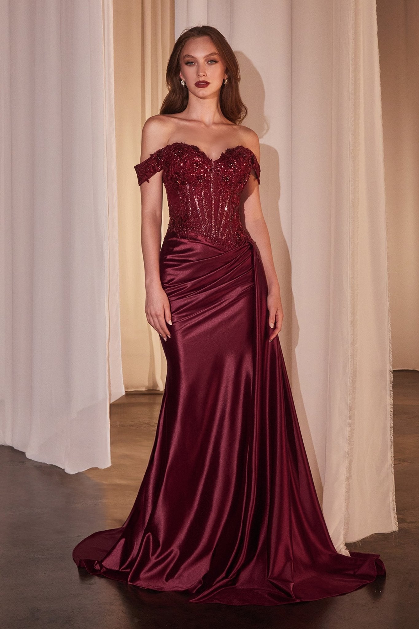 CD803 | FITTED DRESS  Ladivine by Cinderella Divine | Shop Trendy Women's  Dress Online