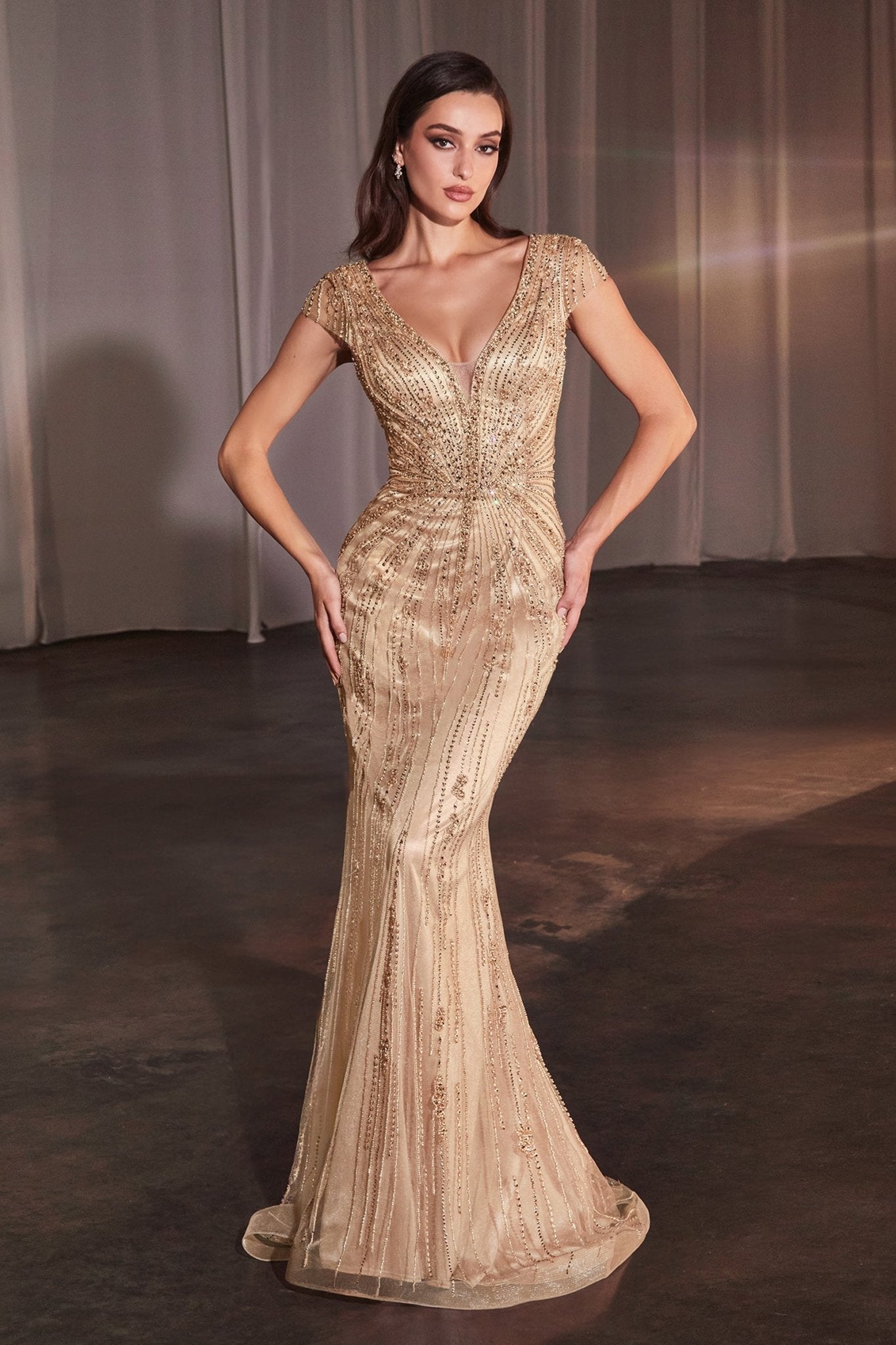 CZ0029 | FITTED DRESS – Ladivine by Cinderella Divine CZ0029 | FITTED DRESS – Ladivine by Cinderella Divine