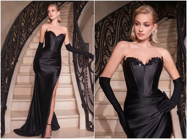 Why It’s OK to Wear Black to Prom and How to Accessorize a Black Prom Gown - Ladivine by Cinderella Divine