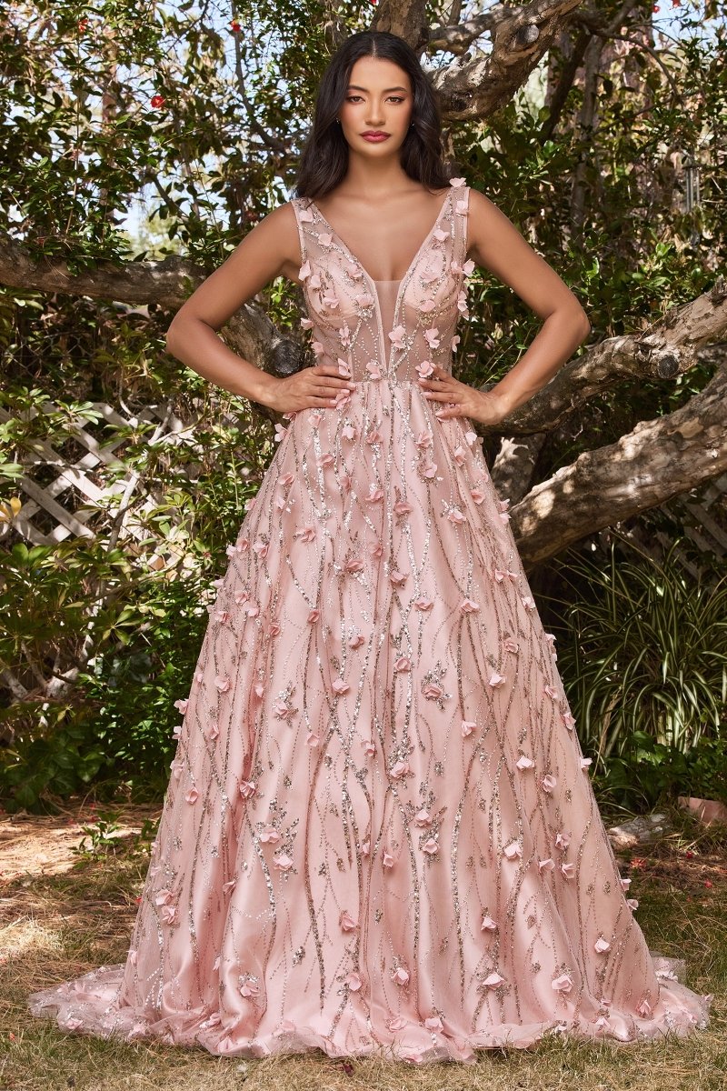 Floral Ball Gown For Women Ladivine By Cinderella Divine