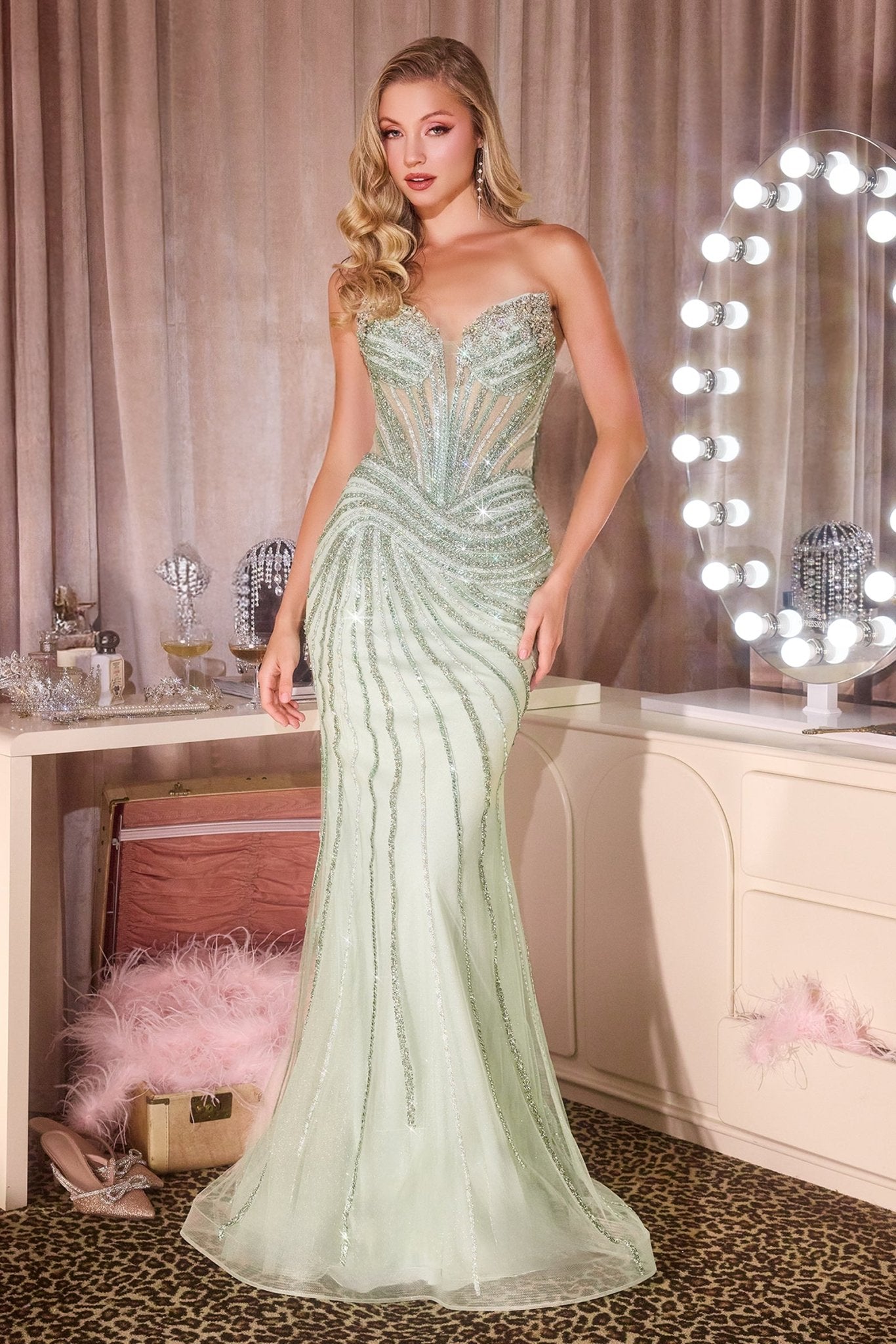 CD660 | BEADED DRESS – Ladivine by Cinderella Divine | Shop Trendy